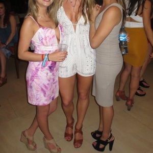 Sabo skirt white play suit